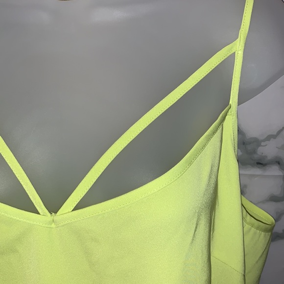 NWT XS / 14W Citron STRAPPY WOVEN CAMI CITY CHIC - Picture 5 of 16